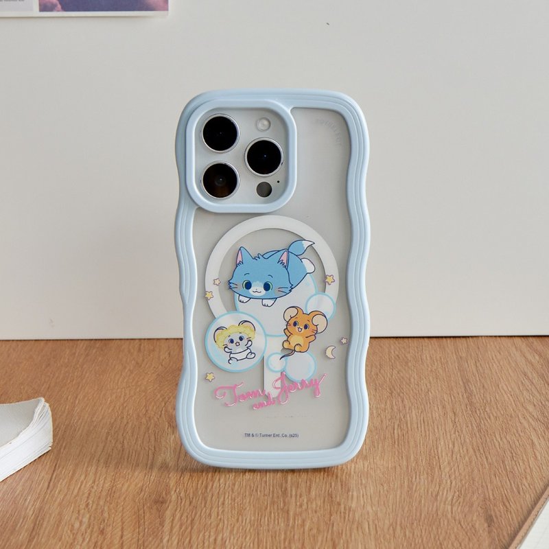 汤姆猫与杰利鼠GOKKO-泡泡玩耍云朵波波MagSafe iPhone手机壳 - 手机壳/手机套 - 塑料 多色