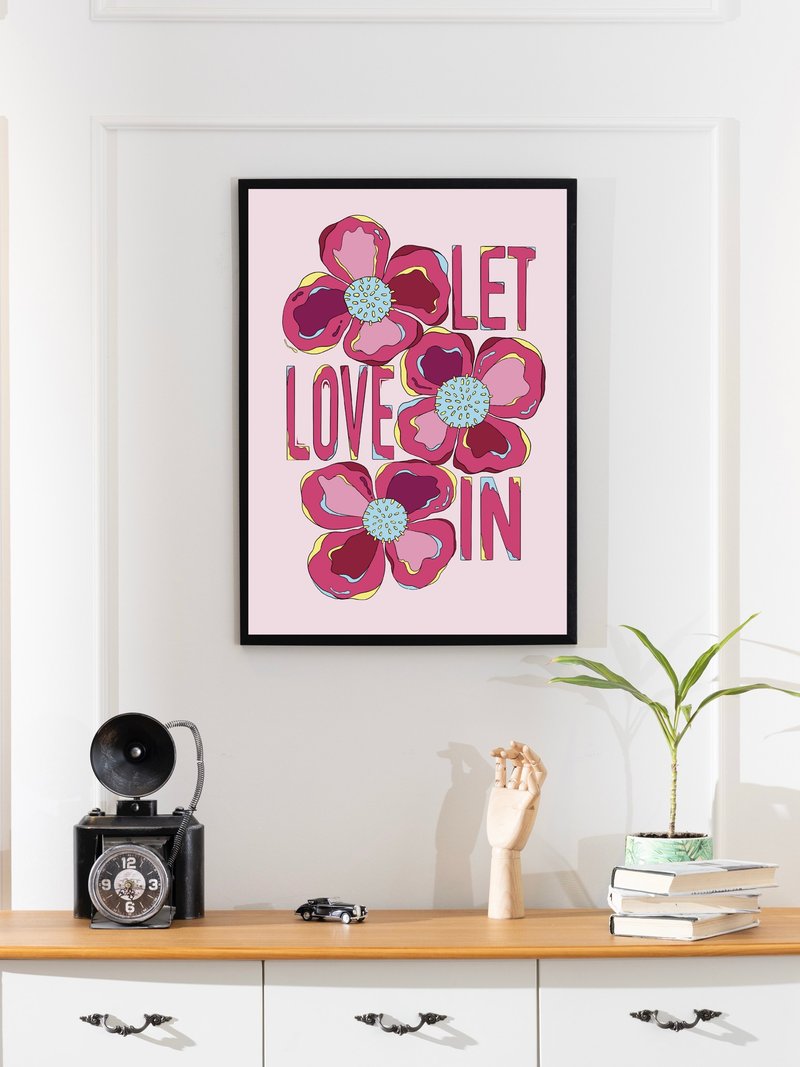 爱花 / 美术印刷品 / 礼物 - 画框/相框 - 其他材质 多色