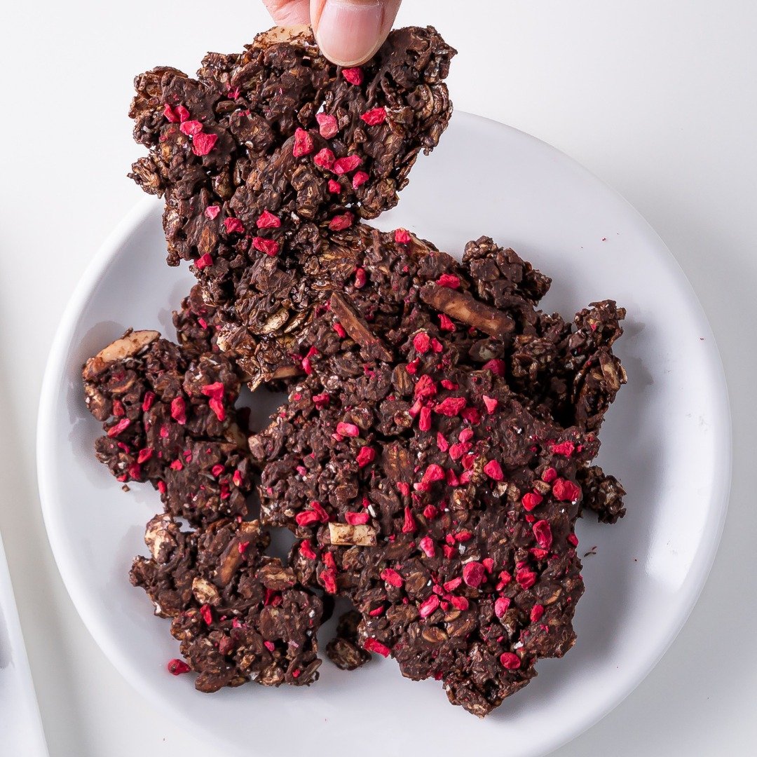 【谷卡卡经典】黑巧覆盆莓 DARK CHOCOLATE RASPBERRY - 谷物麦片 - 新鲜食材 紫色