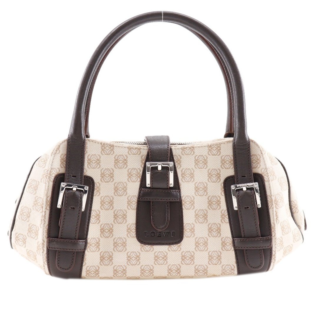【日本直送】LOEWE 罗威 Senda 托特包 Anagram 手提包 帆布 米色 女性【二手】 - 手提包/手提袋 - 棉 咖啡色