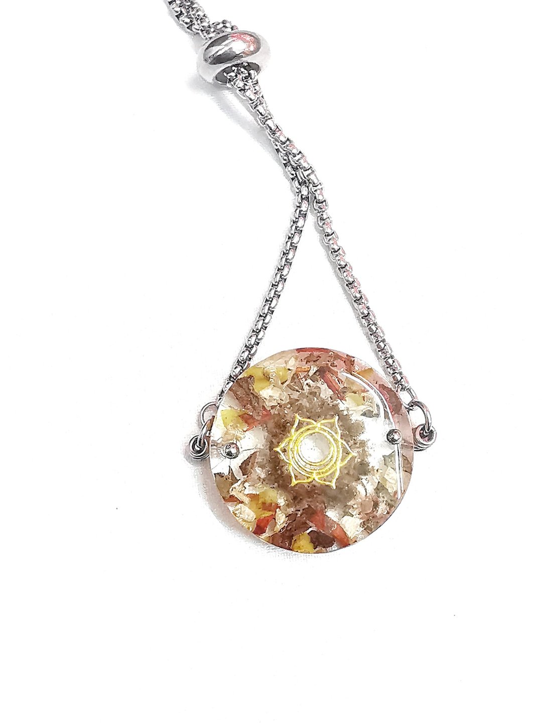 脐轮花精手链 Sacral Chakra Hz Floral Bracelet - 手链/手环 - 植物．花 透明