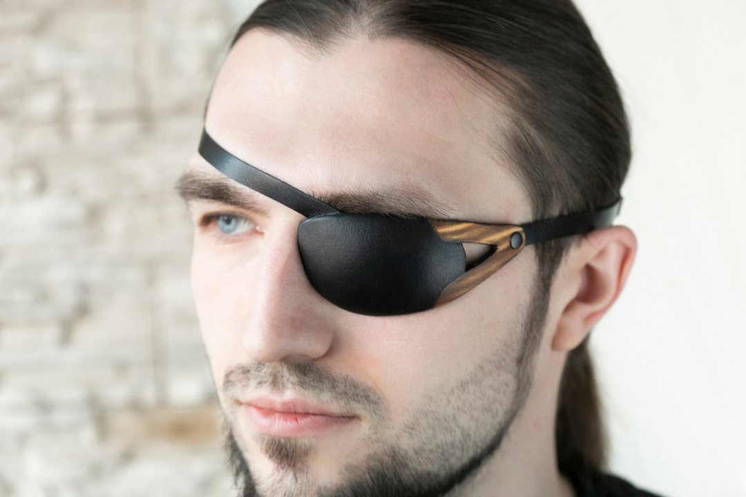 New Leather Eye Patch | Eye Patch | Slim Eye Patch | Eyepatch - 眼罩 - 真皮 