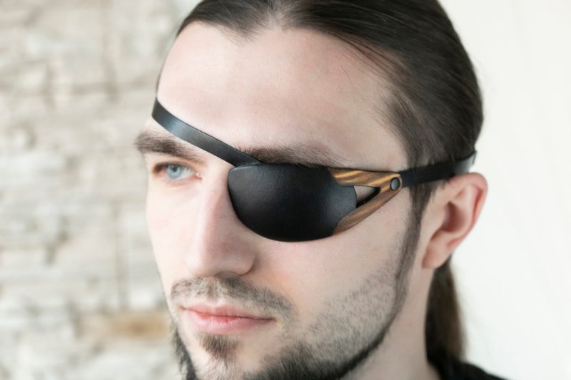 New Leather Eye Patch | Eye Patch | Slim Eye Patch | Eyepatch - 眼罩 - 真皮 