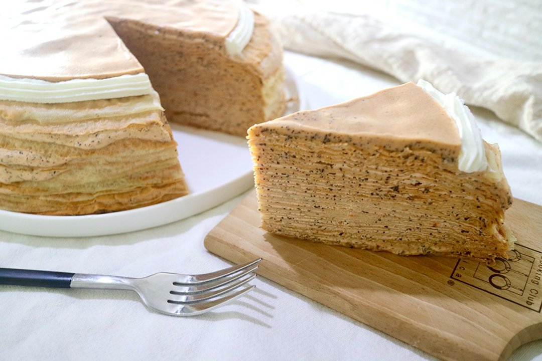 泰泰奶茶千层蛋糕/可代写卡片 - 蛋糕/甜点 - 新鲜食材 