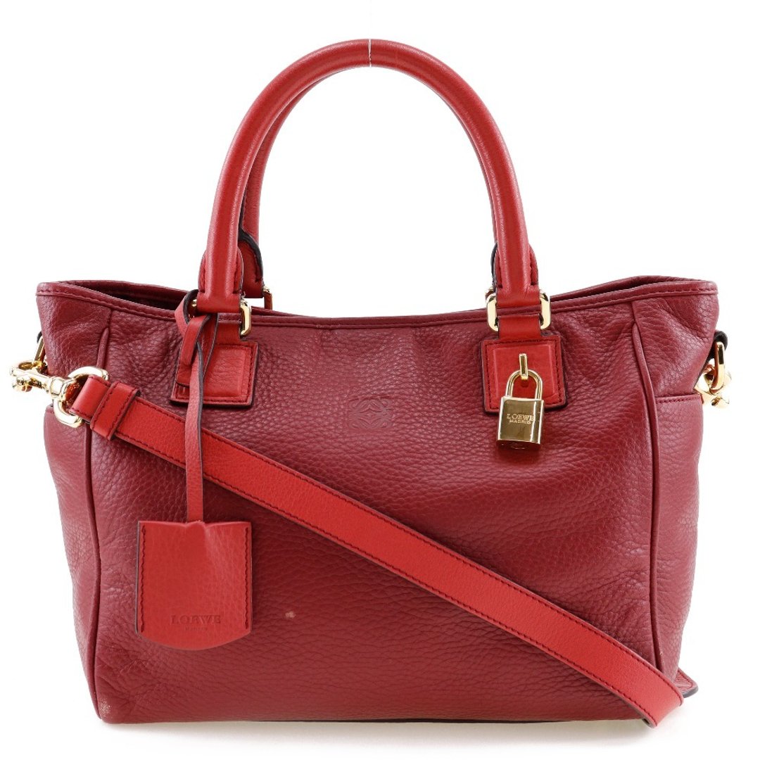 【日本直送】罗威 LOEWE 2WAY 肩背包 手提包 PIEL VACUNA COWHIDE 318.32.C86 皮革 红色 女仕【二手】 - 手提包/手提袋 - 真皮 红色