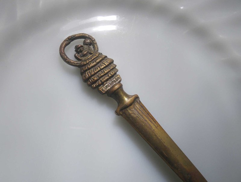 【老时光 OLD-TIME】早期二手欧洲铜制拆信刀 - 剪刀/拆信刀 - 其他材质 