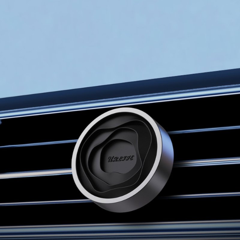 幽兰听雪车用香氛礼盒(出风口款) - 香薰/精油/线香 - 其他金属 黑色