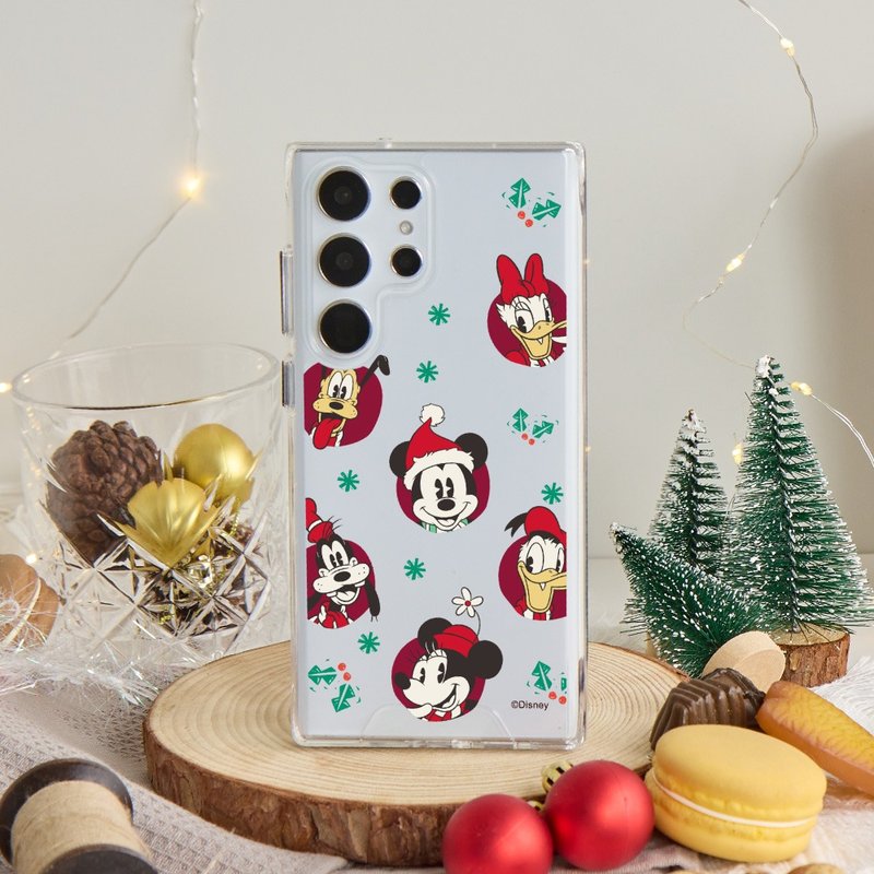 Disney经典-圣诞微笑环绕防摔透明SAMSUNG手机壳 - 手机壳/手机套 - 塑料 多色