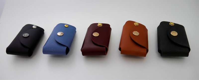 双扣两用钥匙包 / 车钥匙/父亲节首选礼物 - 钥匙链/钥匙包 - 真皮 