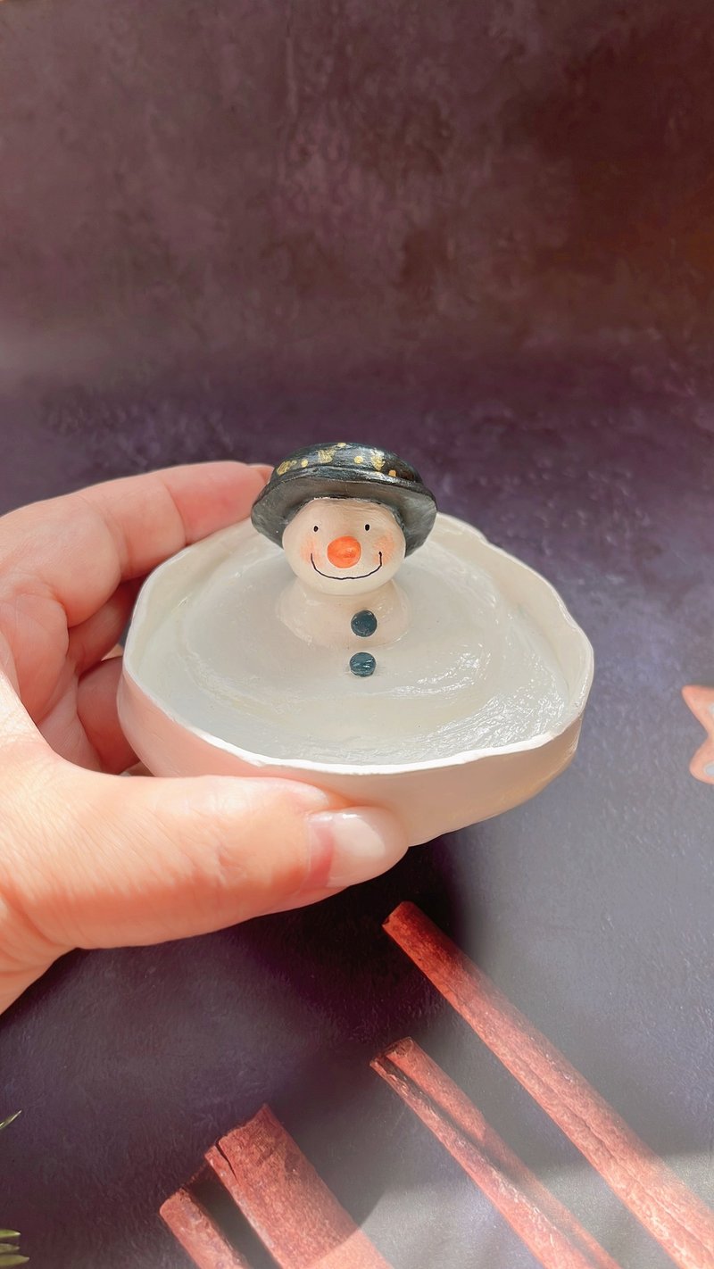 融化你心的雪人 - 摆饰 - 粘土 