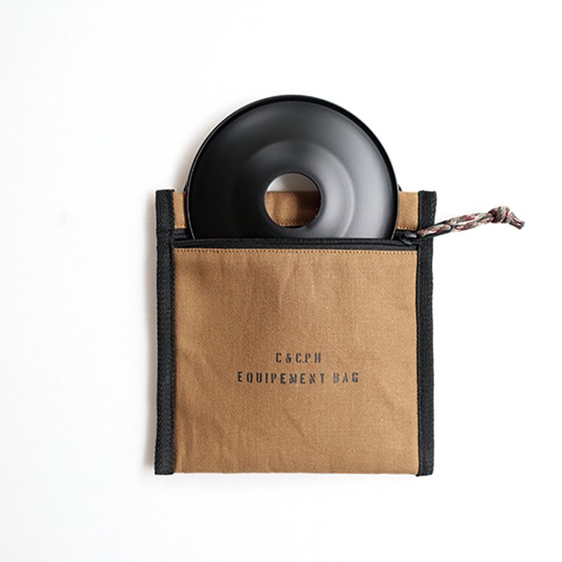 C&.C.P.H. EQUIPEMENT 灯罩收纳袋 军绿 卡其 黑色 3色可选 - 露营用品 - 棉．麻 多色