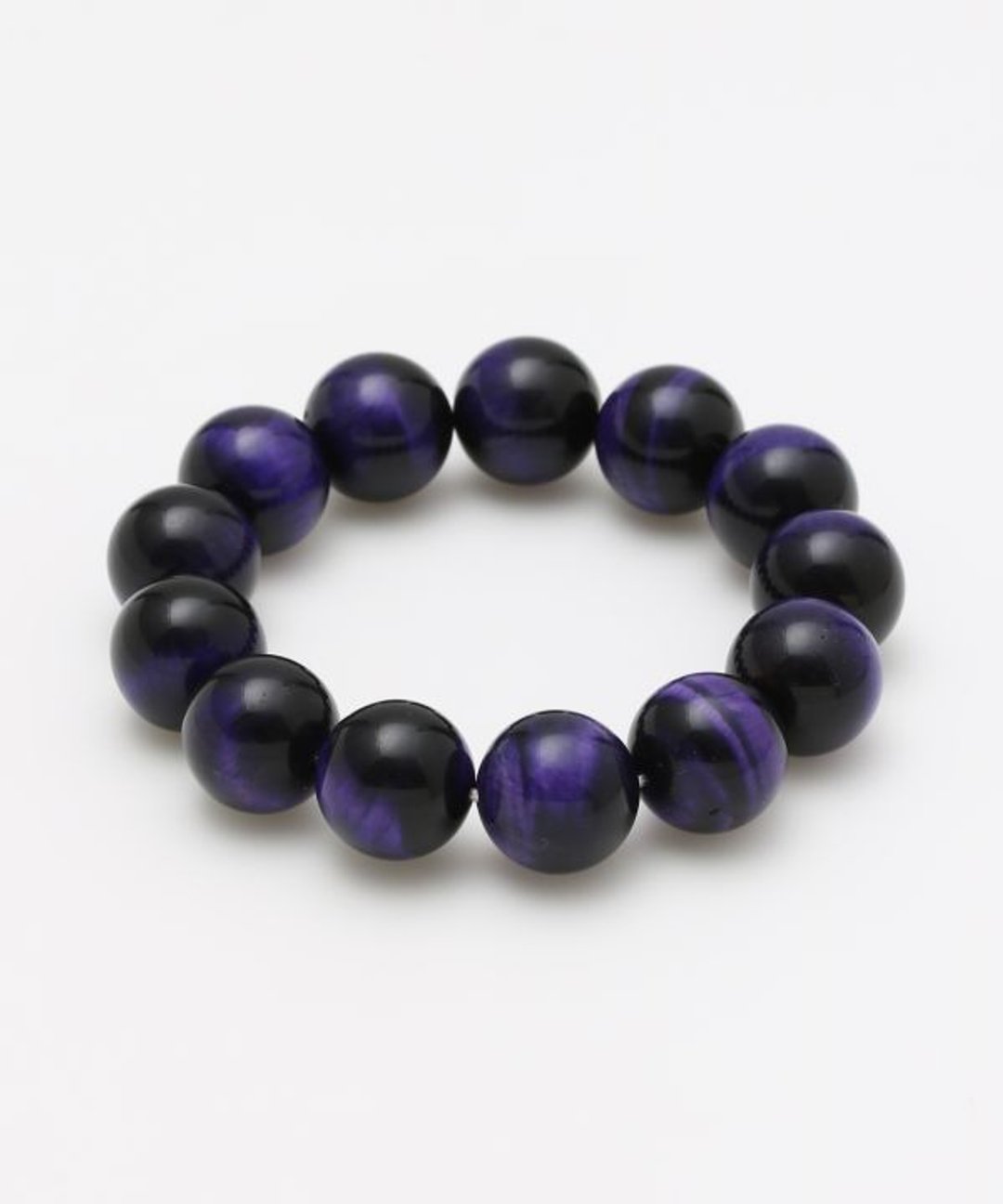 3A Grade 16mm Purple Tiger Eye Bracelet - 手链/手环 - 其他材质 