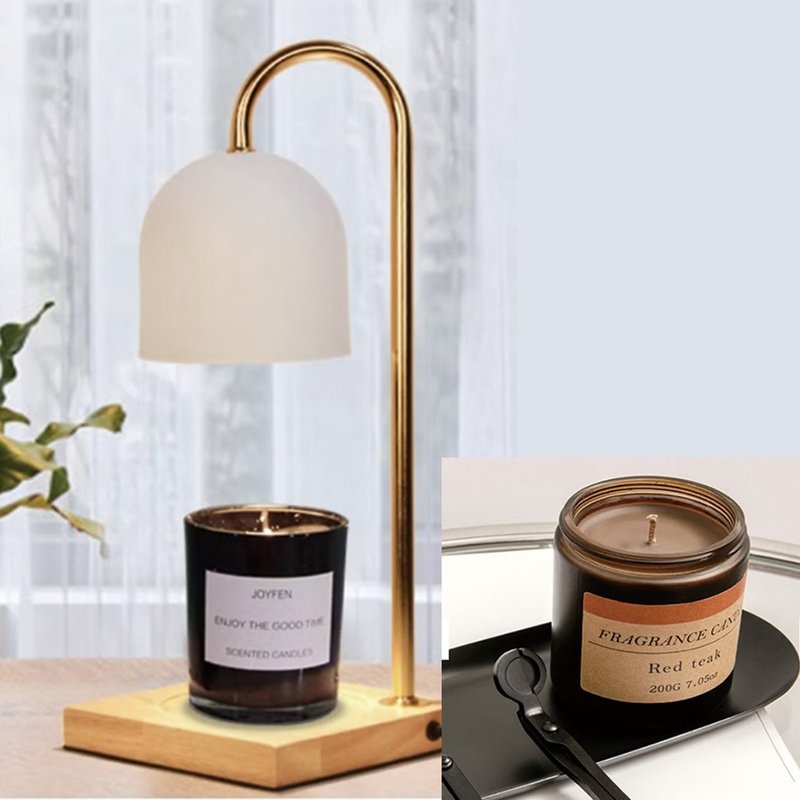 FUNDAY  白铃铛 铃铛样式融烛灯+手工香氛蜡烛任选 - 蜡烛/烛台 - 其他材质 白色