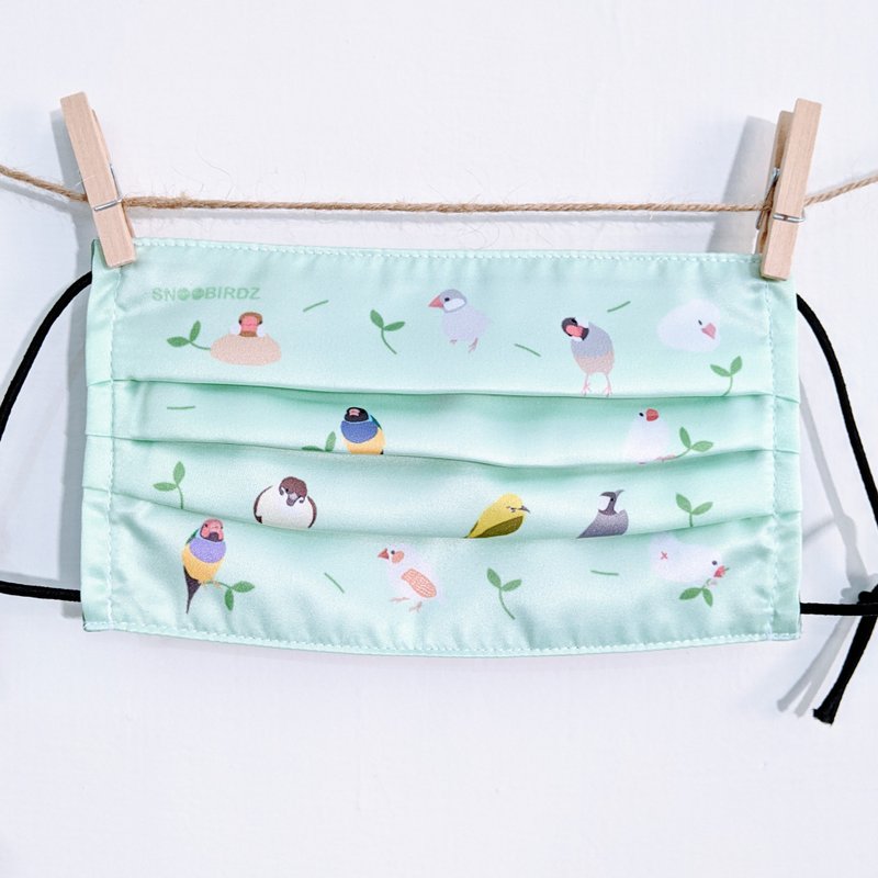 四季透气 两用口罩 / 防泼水 / 文鸟雀类 五倍券优惠 - 口罩 - 其他材质 