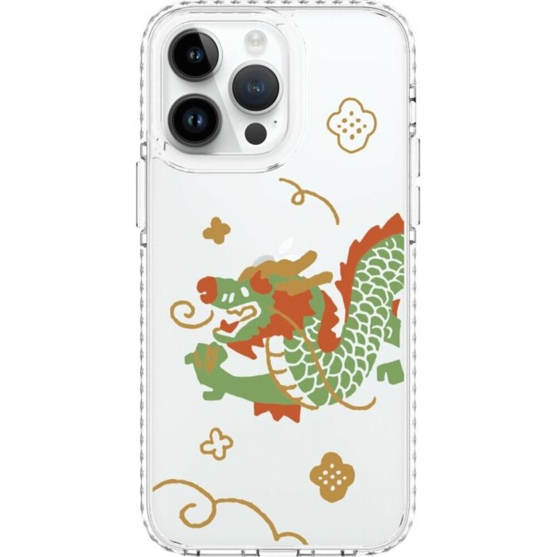 【预购】印花乐联名手机壳/祥龙迎春/福气红 - 手机壳/手机套 - 其他材质 透明
