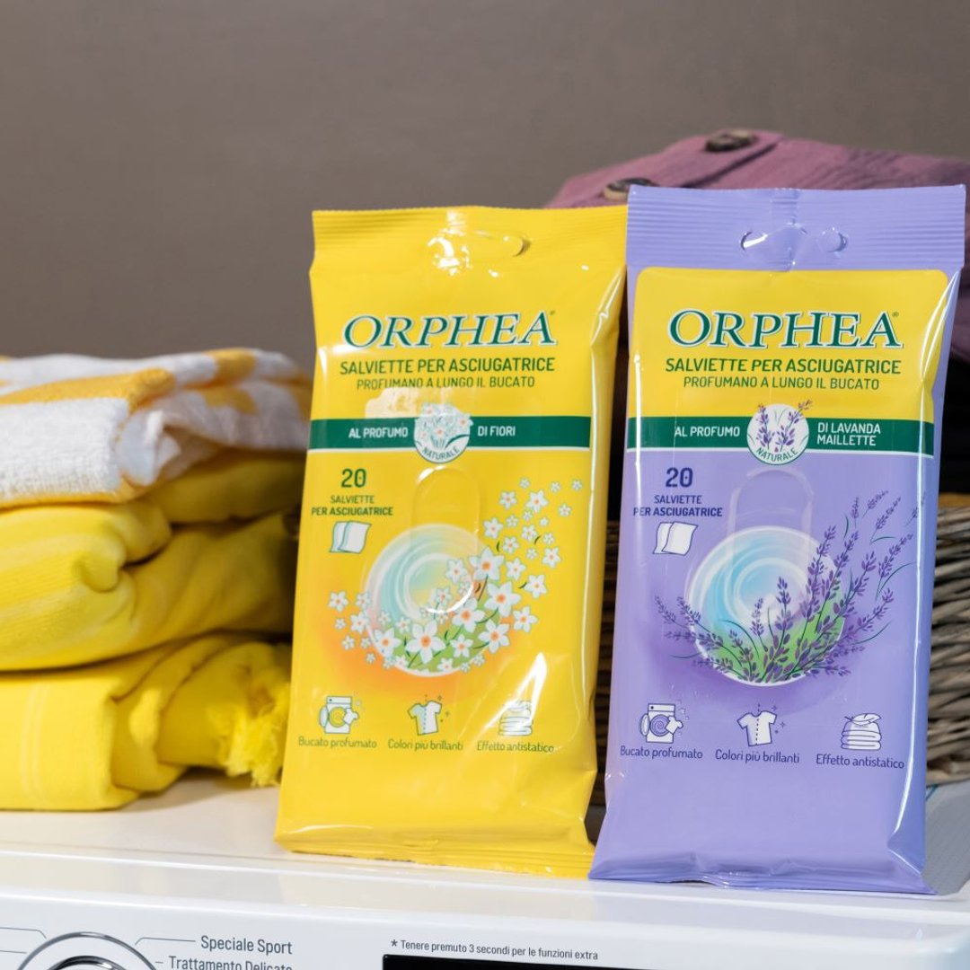 ORPHEA欧菲雅 衣物香氛烘衣片 经典花香/薰衣草 20pcs - 衣物清洁 - 其他材质 黄色