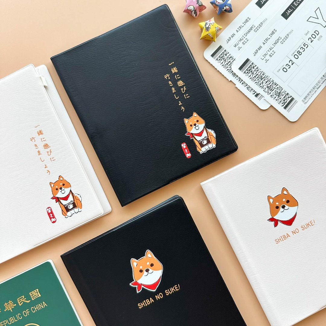 柴之助 / 短型胶皮护照夹 (共 4 款) SC-36 - 护照夹/护照套 - 塑料 