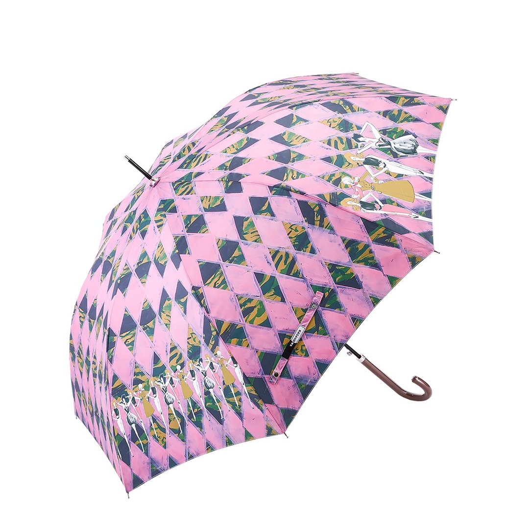 Mayumi Sun Design Kasanowa-With- Diamond - 雨伞/雨衣 - 聚酯纤维 粉红色