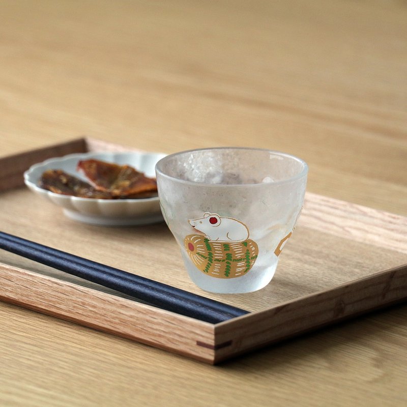 日本ADERIA 清酒杯-兔 - 玻璃杯 - 玻璃 透明