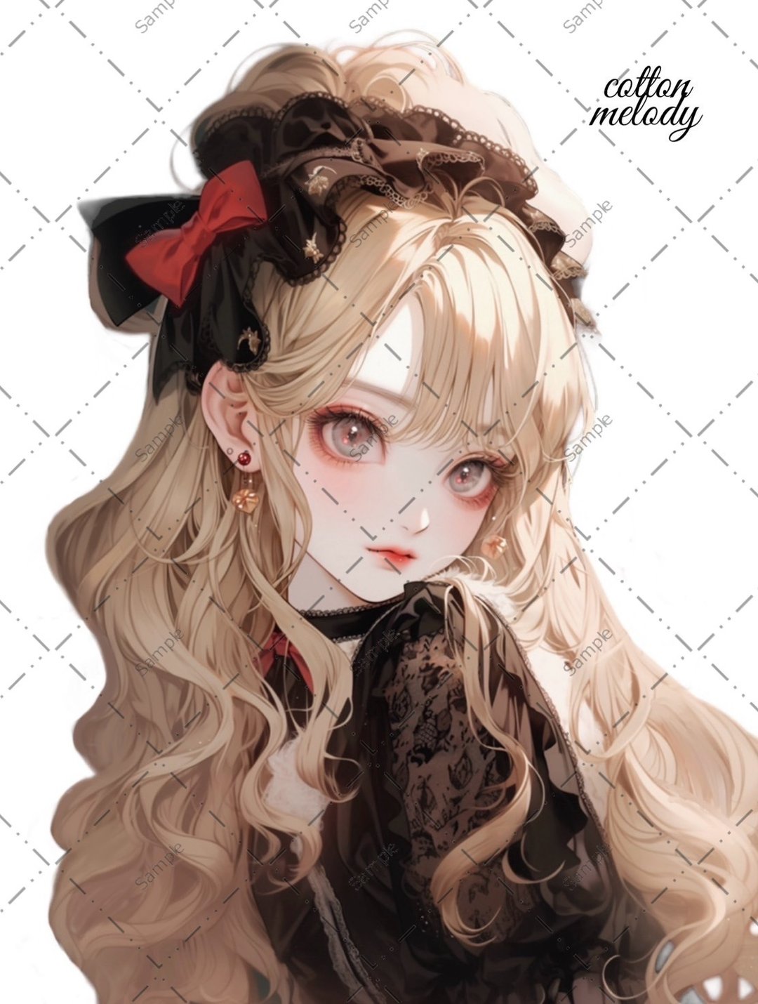 原创贴纸 no.424 人物贴纸 原创贴纸 人物贴纸 女孩贴纸 原创人物贴纸 - 贴纸 - 纸 