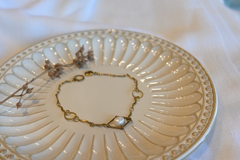 独一无二珍珠手链 - 手链/手环 - 其他材质 金色