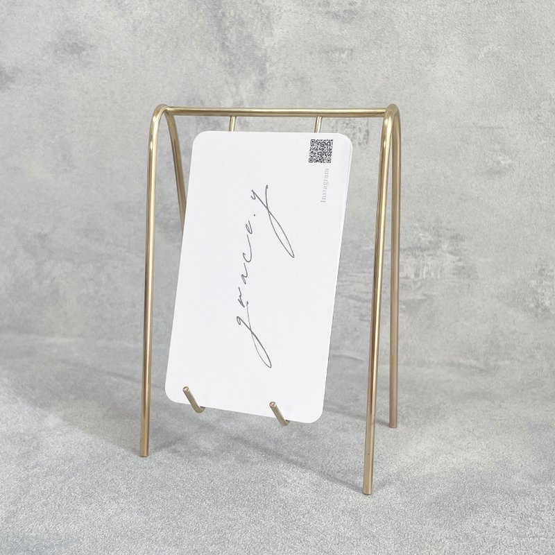 订制生产 仿招牌风格的店卡架 - 名片架/名片座 - 铜/黄铜 金色