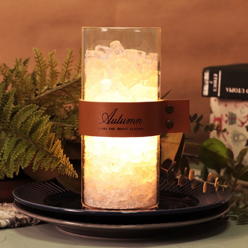 漫步巴黎(大) I 净化磁场 身心平衡 礼物推荐 I 盐灯 - 灯具/灯饰 - 玻璃 橘色