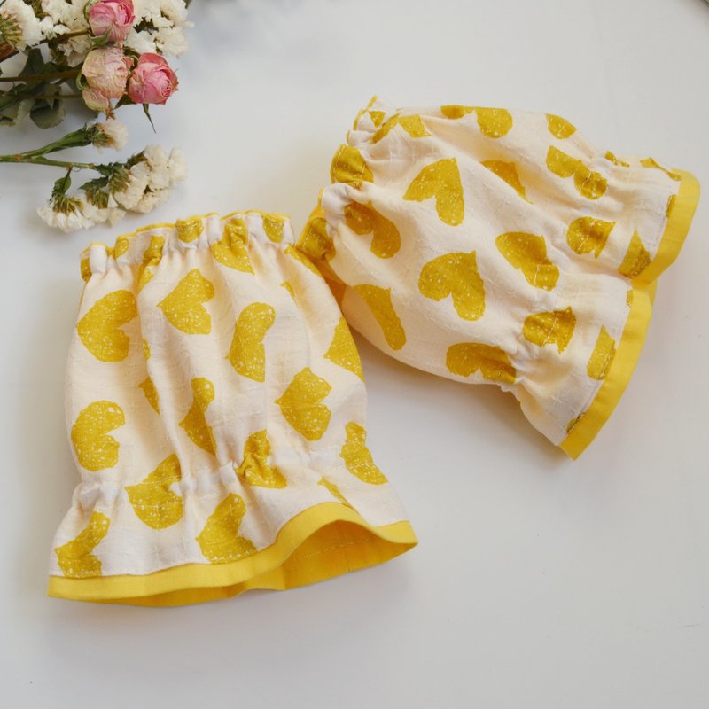 防尘袖套 袖口装饰  双层冬季护袖办公短袖套 - 其他 - 棉．麻 