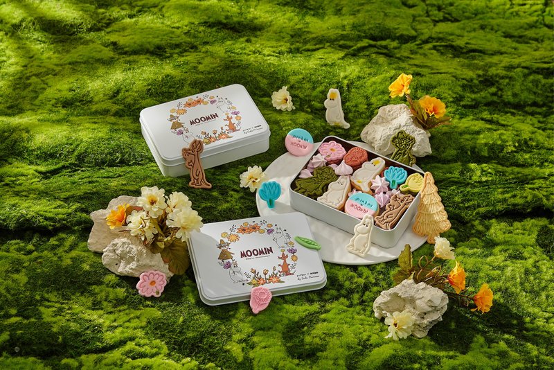 限量商品 走入Moomin的奇幻森林 - 手工饼干 - 新鲜食材 白色