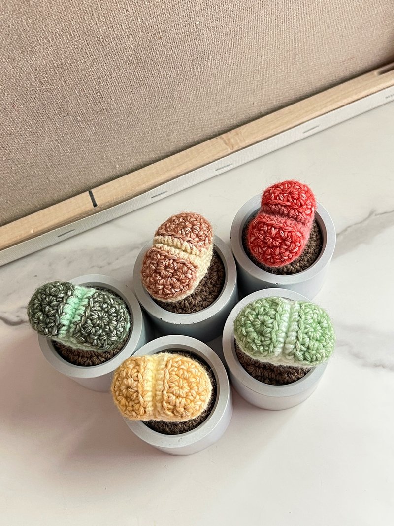 石头玉扩香盆栽 - 香薰/精油/线香 - 其他材质 多色