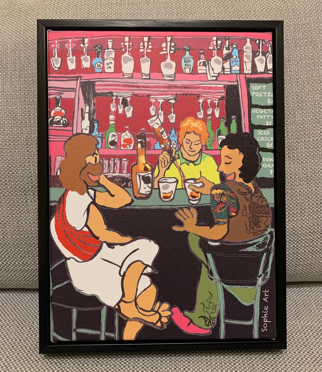 苏妃艺术/Bar/酒吧/挂画/无框画/有框画/定制化尺寸 - 海报/装饰画/版画 - 其他材质 