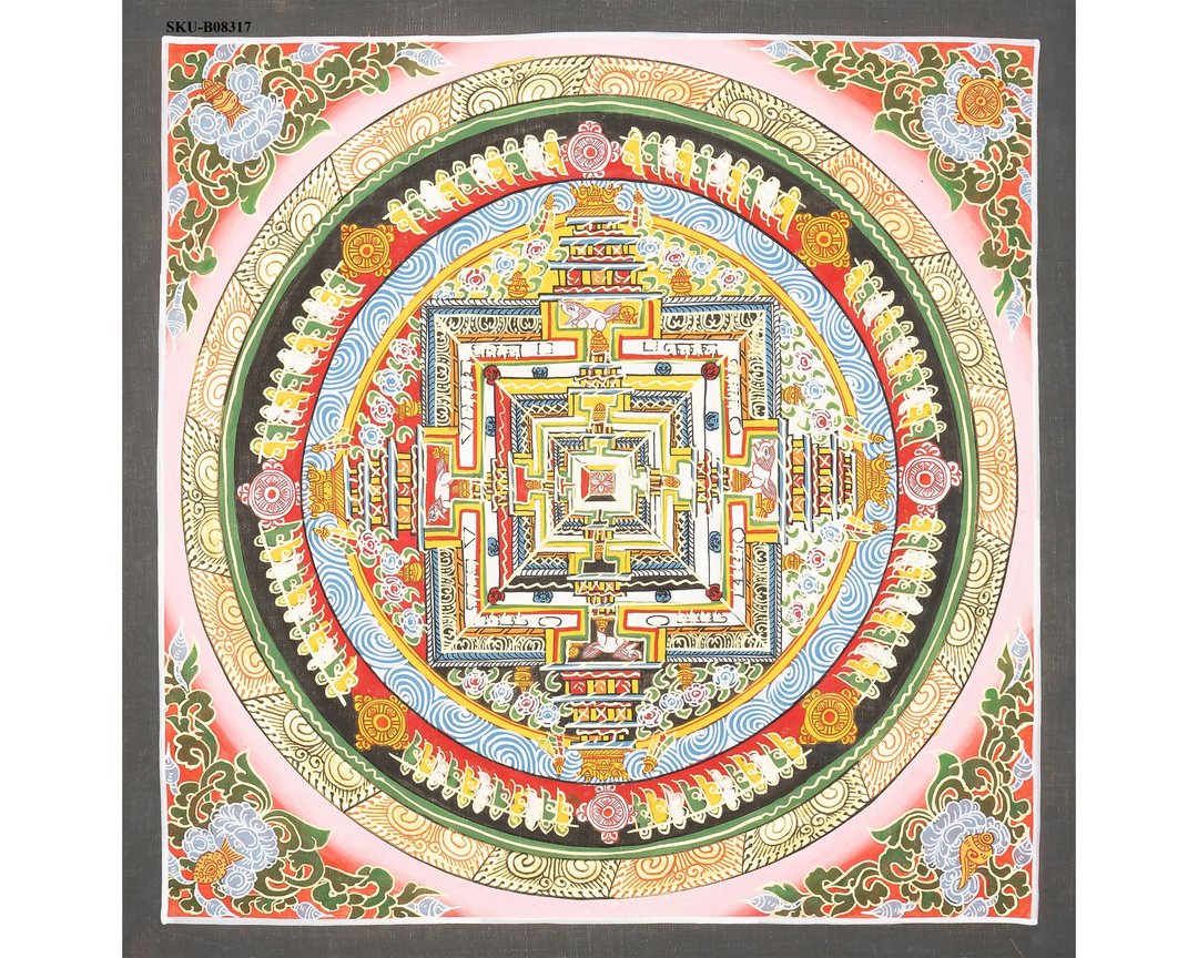 时轮坛城灵性唐卡 —— 觉醒的神圣画卷 - 墙贴/壁贴 - 其他材质 多色