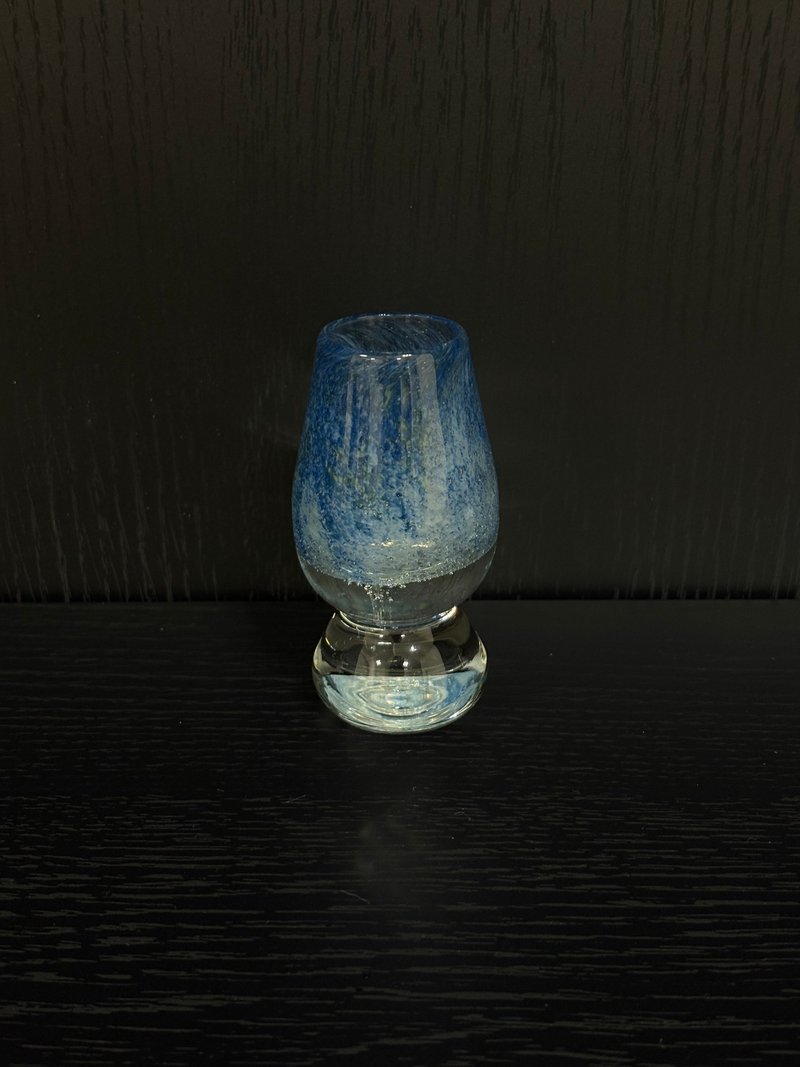 湛蓝立杯玻璃杯 - 玻璃杯 - 玻璃 