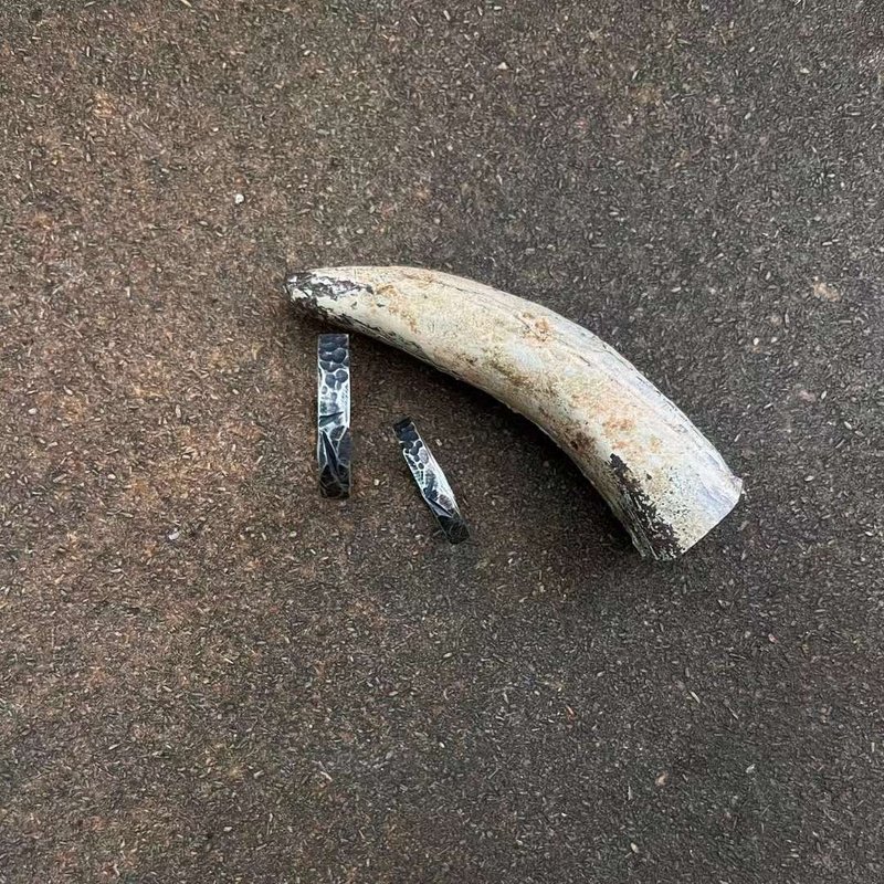 三纹戒指 - 戒指 - 纯银 银色