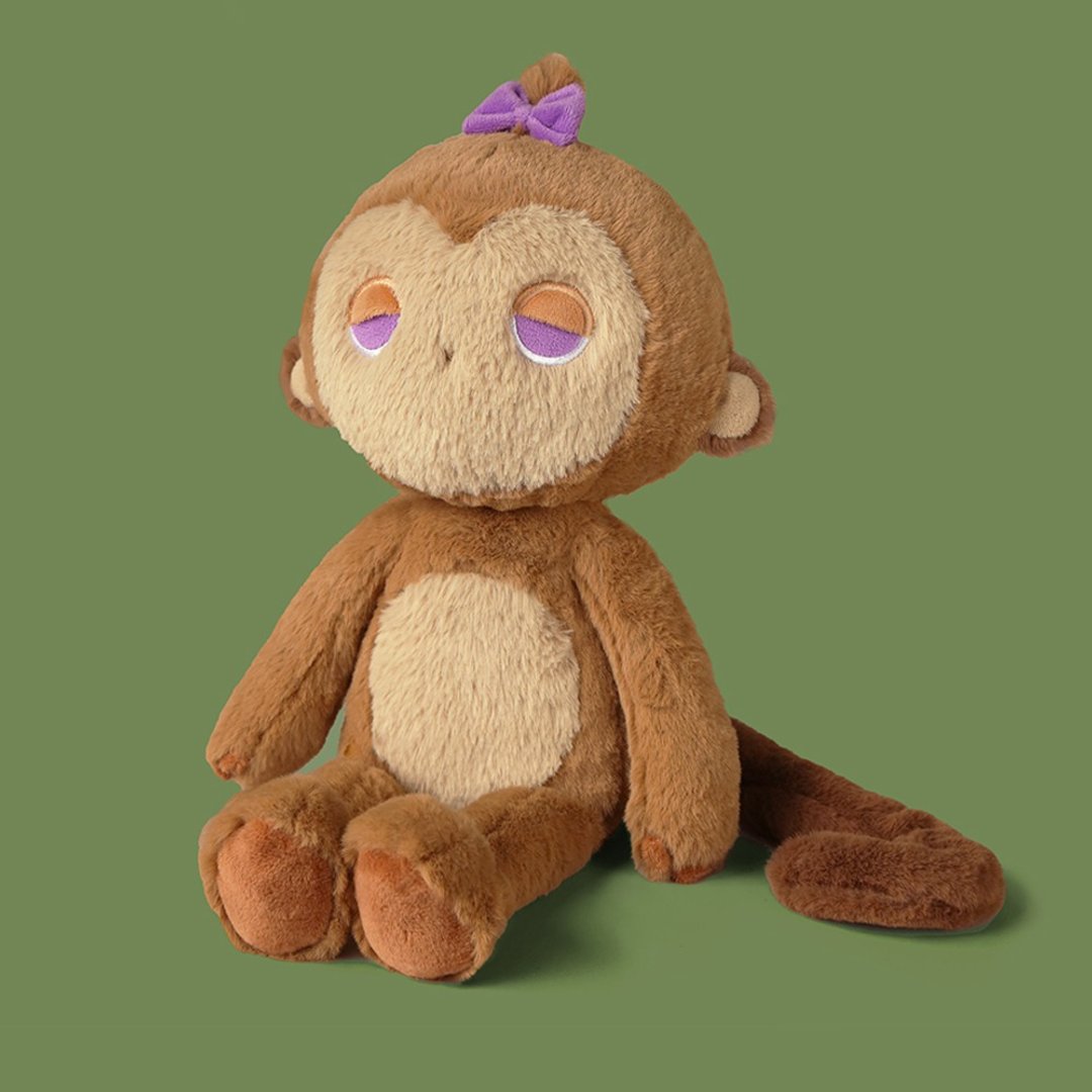 HOOHU the Monkey 小猴子毛絨玩偶 - 玩具/玩偶 - 聚酯纤维 