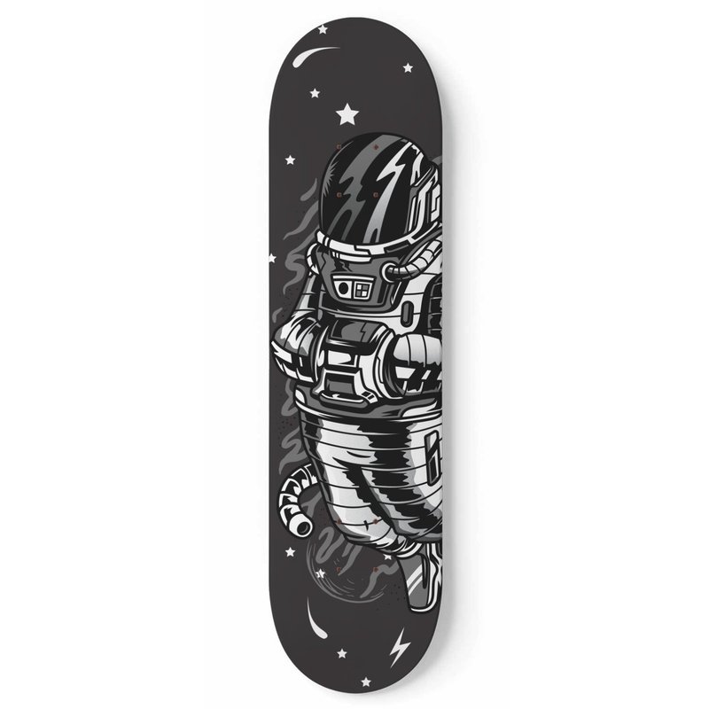 【2 Nerds】滑板设备艺术系列 - 太空人 - 海报/装饰画/版画 - 木头 