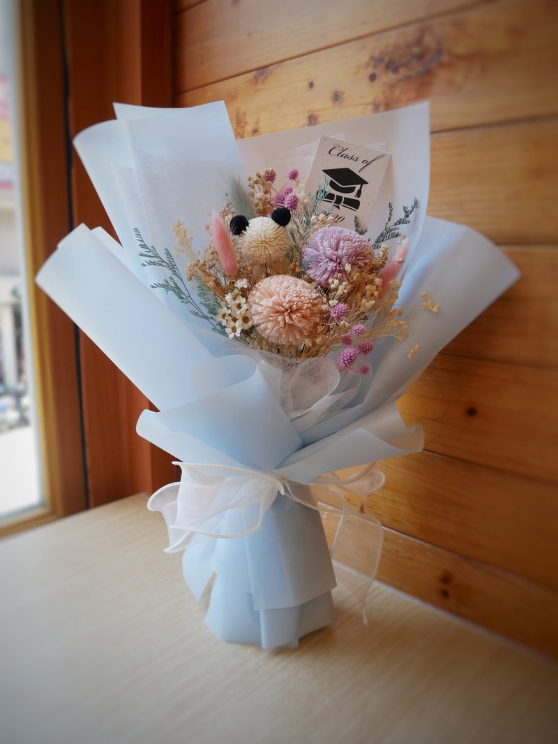 Miss。花谜 【致青春】渐层扩香花束 - 干燥花/捧花 - 植物．花 蓝色