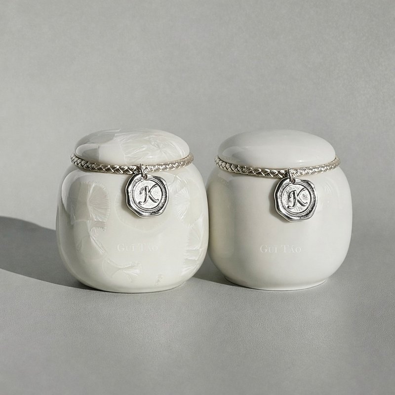 【定制化骨灰罐】 字母・适用5公斤内宝贝 | 宠物骨灰罐 - 其他 - 陶 多色