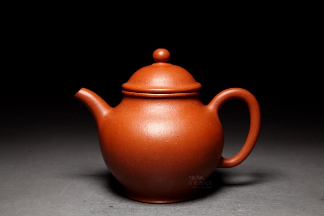 【鼓腹37】龙山堂 古法纯手工 摹古系列 小煤窑老朱泥160cc - 茶具/茶杯 - 陶 红色