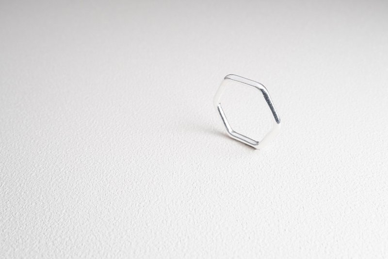 【多边形系列】纯银戒指 Silver Ring - 戒指 - 纯银 