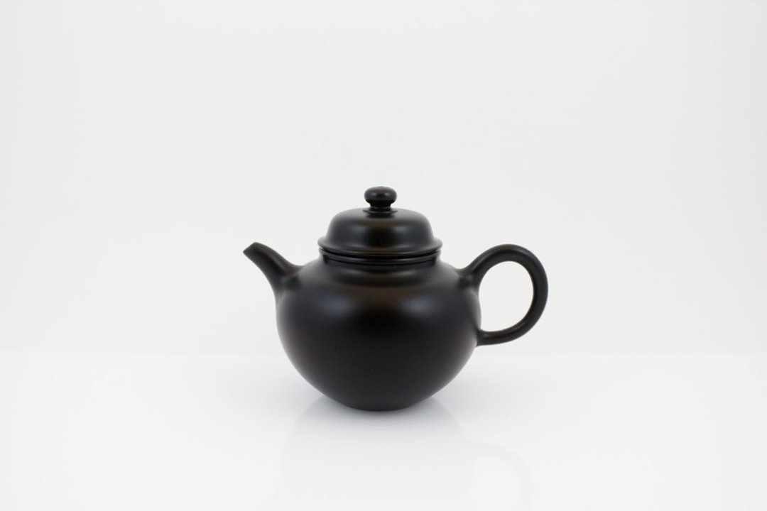 渗碳掇球壶 - 茶具/茶杯 - 陶 黑色