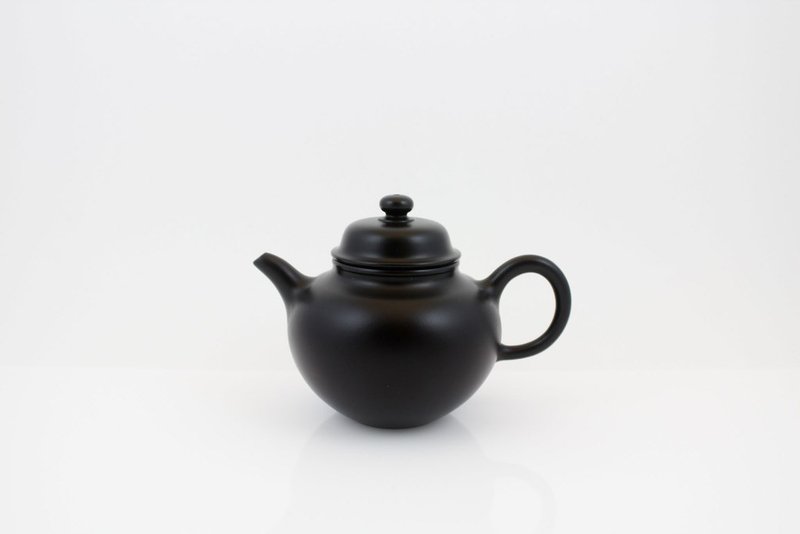渗碳掇球壶 - 茶具/茶杯 - 陶 黑色