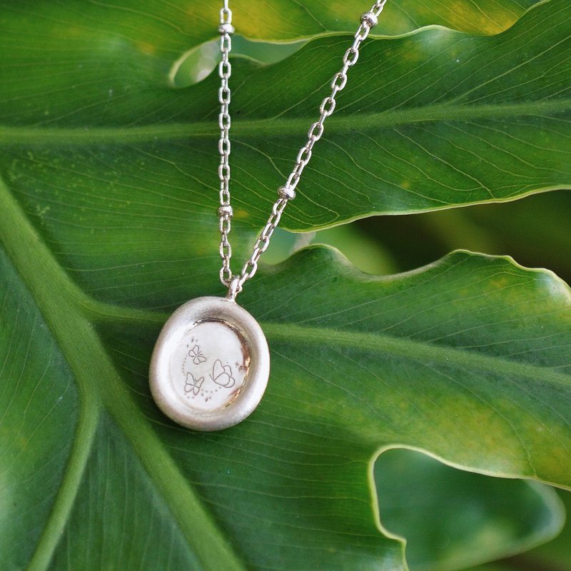 午后时光项链 - 项链 - 纯银 银色