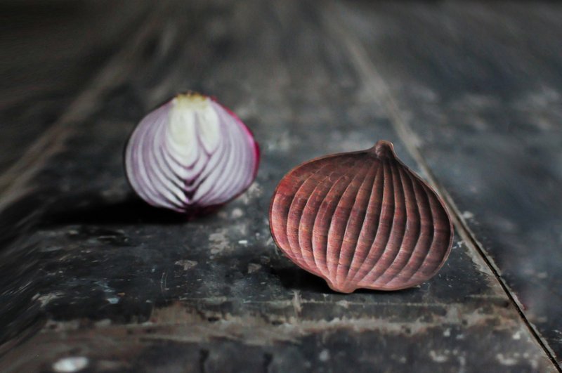 8/8 (六) ・手刻习作・洋葱手刻盘 - 木工/竹艺 - 木头 