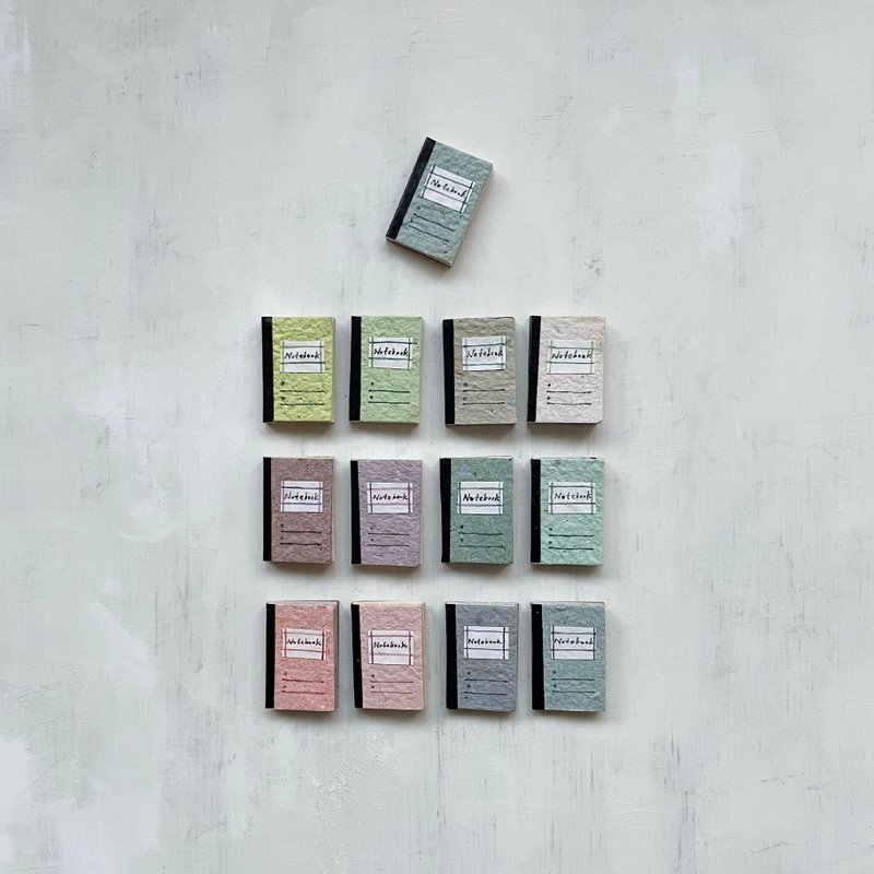 迷你 笔记本 / 胶装 / 手抄纸 / 手绘 - 纸盒/包装盒 - 纸 多色