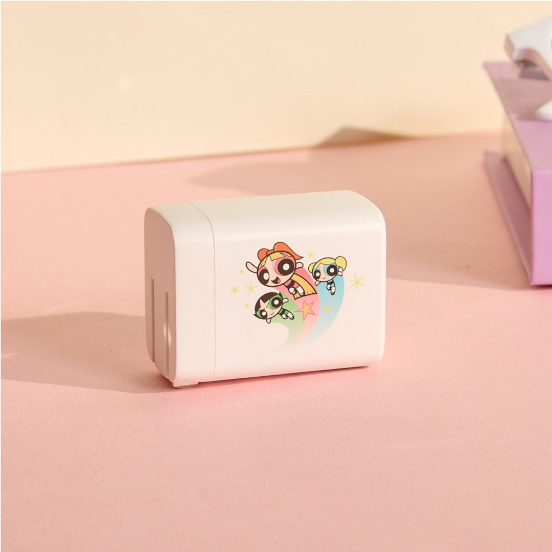 飞天小女警彩翼飞行GaN 40W Type-C双孔充电头 - 手机配件 - 塑料 透明