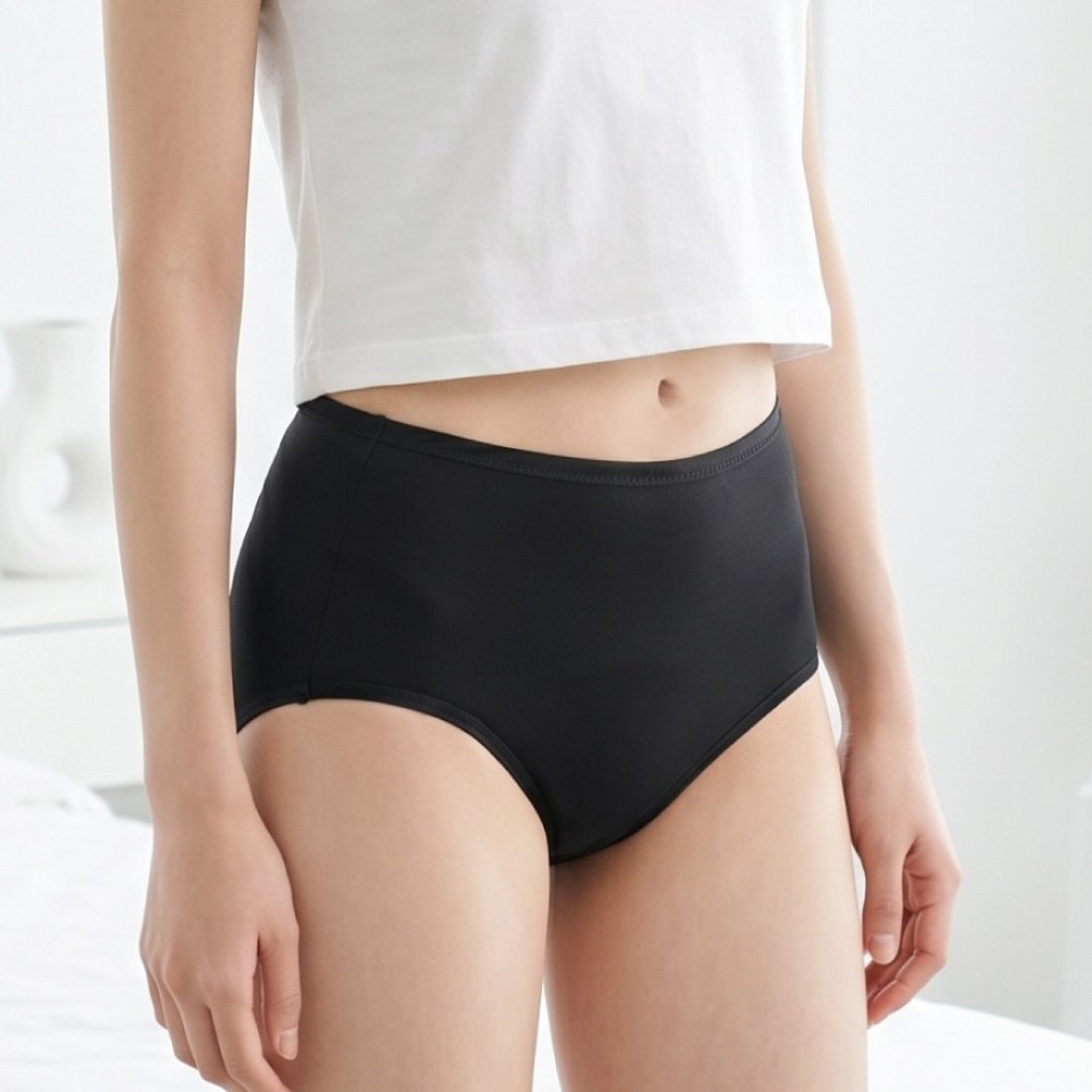 可兰霓 Clany 台湾制高腰美肤弹力面膜包臀内裤 M-XL 2229-63 黑色 - 女士内衣裤 - 其他材质 黑色