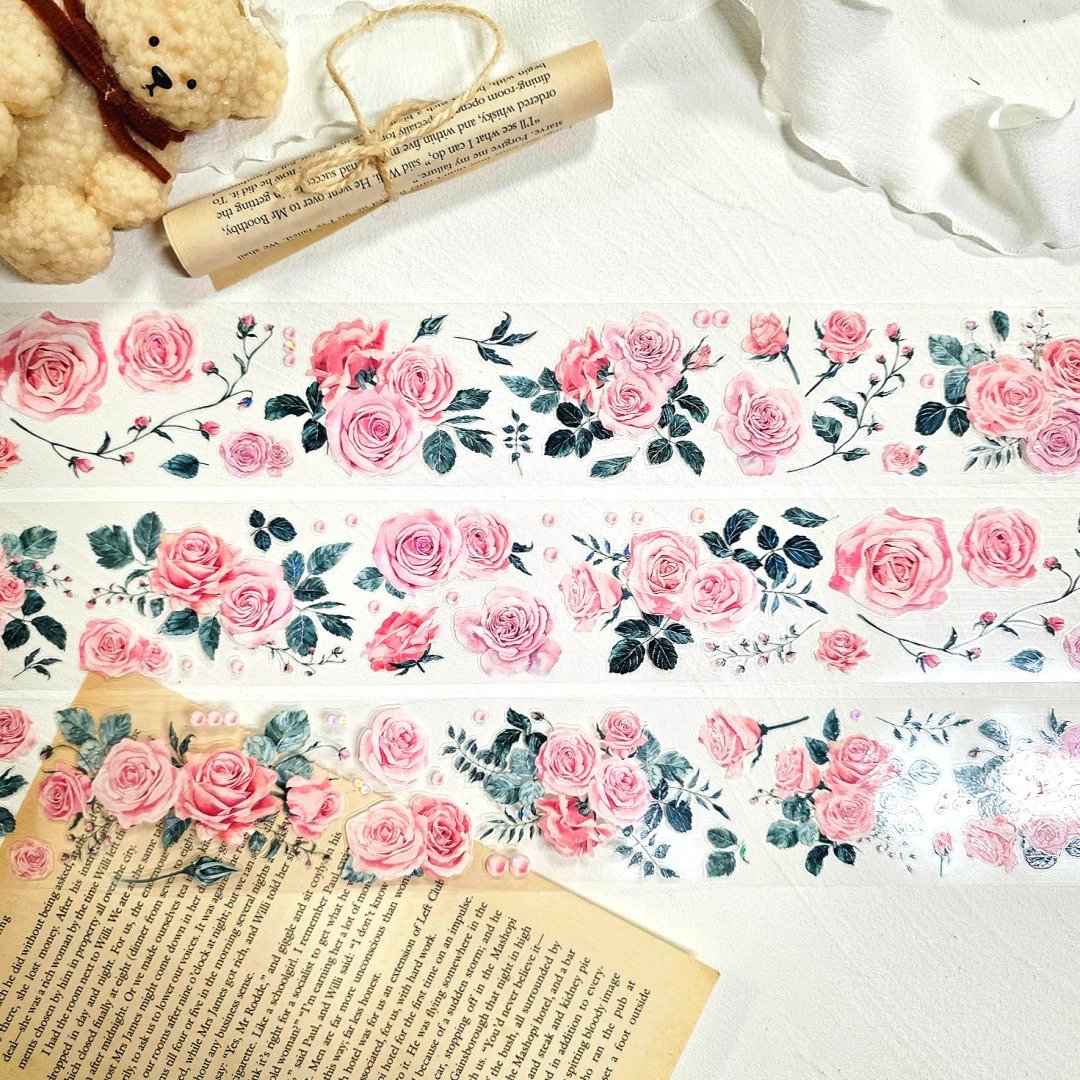 满卷_LOPO Romance Rose 虹光模切和纸胶带 5m - 纸胶带 - 其他材质 