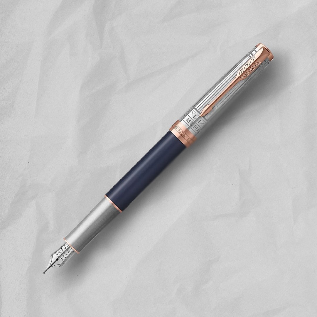 PARKER 派克 18K金 卓尔系列 无畏之旅 富士山 限量特别版 钢笔 - 钢笔 - 其他金属 银色