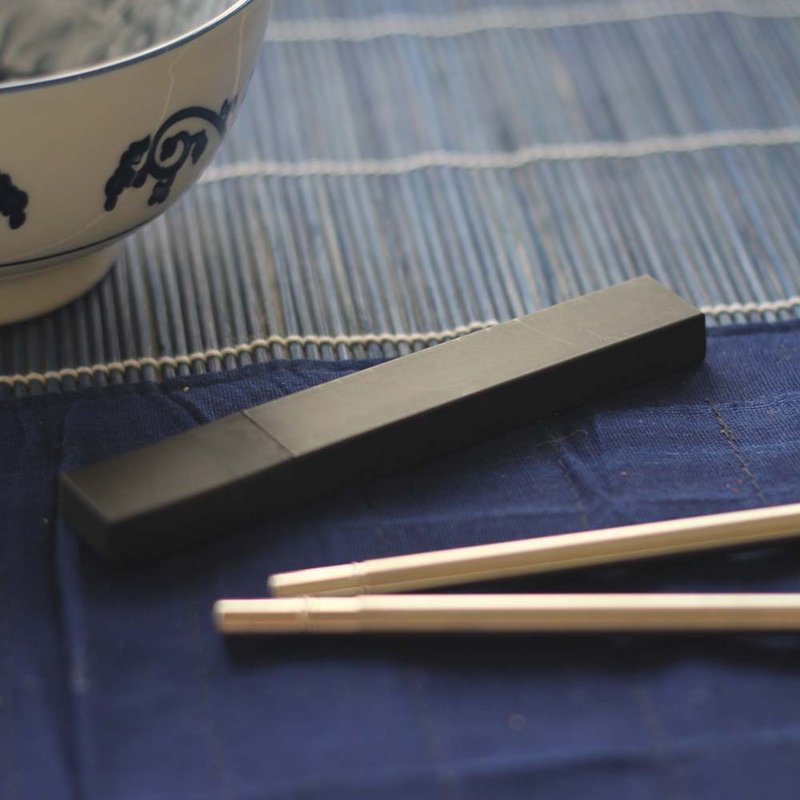 口袋里质感 随身 环保筷 银色 筷子 专用刷 黑盒优雅 便利 好携带 - 筷子/筷架 - 其他金属 银色